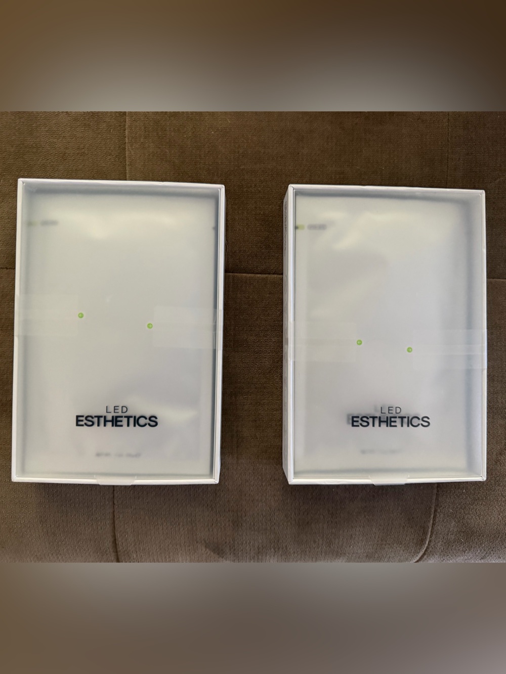 LED Esthetics Hydrogel Facial Masks Set of 2 Boxes